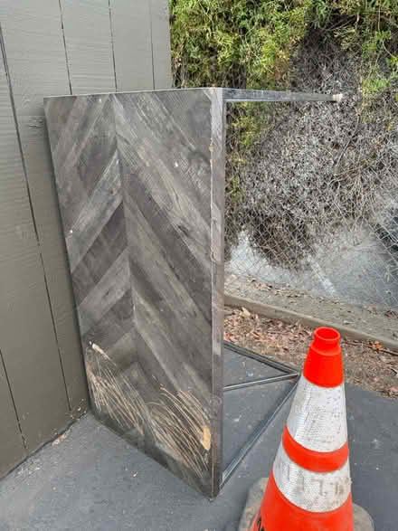 Photo of free Metal framed coffee table or bench (Valencia Avenue, Sunnyvale) #1