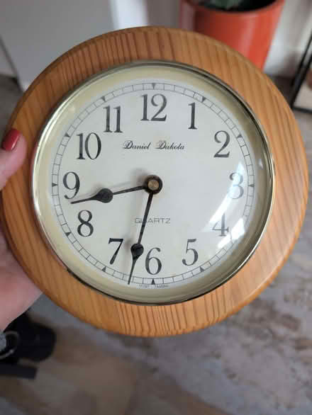 Photo of free Pine framed wall clock (Wimbledon SW19) #2