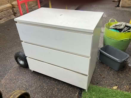 Photo of free White 3 drawer chest (Speldhurst TN3) #1