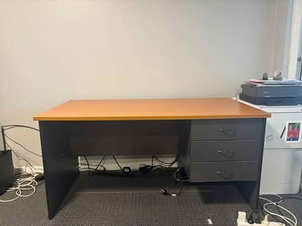 Photo of free Large robust 3 drawer desk (lane cove) #2