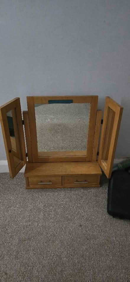 Photo of free Oak folding mirror (Dronfield S18) #1