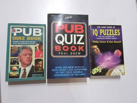 Photo of free 3 x Quiz And Puzzle Books. (Vale LA1) #1