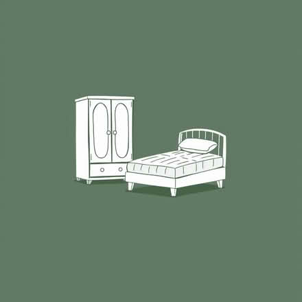 Photo of 2 woredrobe and 2 single bed with mattress (Greenhill HA1) #1