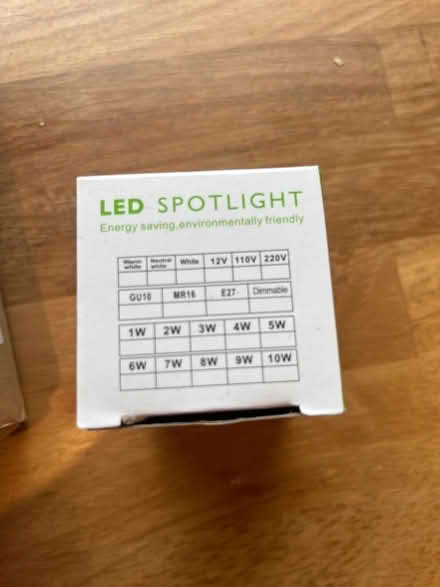 Photo of free LED spotlight bulbs x 10 (Northmoor OX29) #2