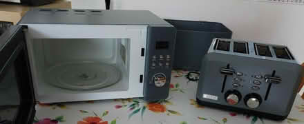 Photo of free Toaster, microwave and bread bin (Belfast BT11) #2