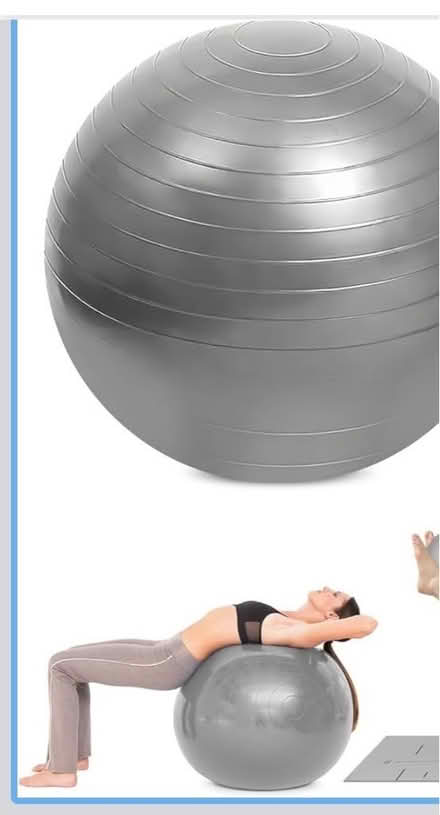 Photo of free Grey Gym ball (Shepherds Bush W6) #1