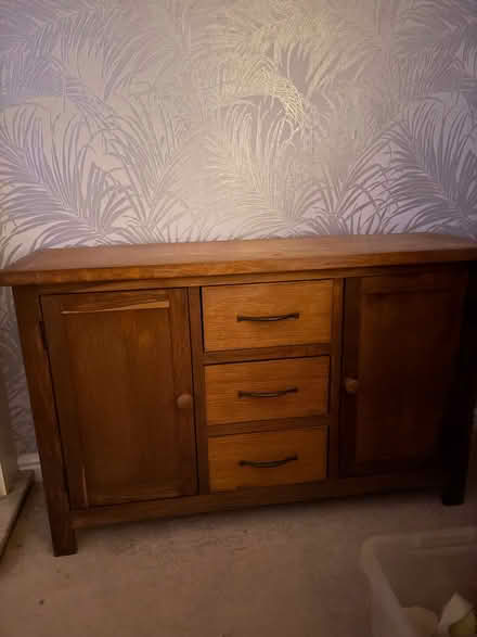 Photo of free Oak sideboard (New Edlington DN12) #1