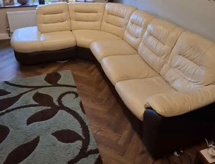 Photo of free L-shape sofa and snuggle chair (Hockley SS5) #1
