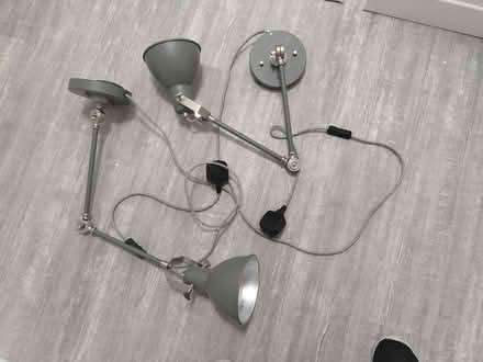 Photo of free Pair wall mounted angle poise lamps (Folkestone) #1