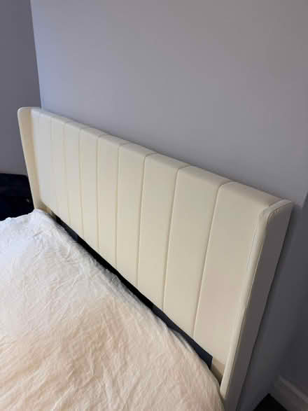 Photo of free VERY NEW king bedframe & headboard (Crouch Hill) #3