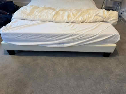 Photo of free VERY NEW king bedframe & headboard (Crouch Hill) #4