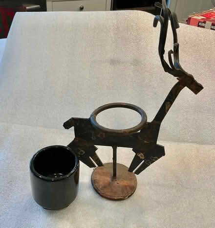 Photo of free Metal Deer Candle Holder (Palos Park) #3