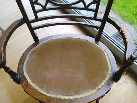 Photo of free Small traditional wooden armchair (Dacorum HP5) #3