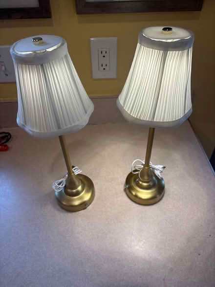 Photo of free 2 rechargeable table lamps (Centerville) #1