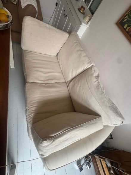 Photo of free Comfy 2-seater sofa- reupholstered (Kensal rise NW10) #1
