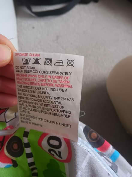 Photo of free Bean Bag Child Size (Whitefield M45 (Besses)) #4