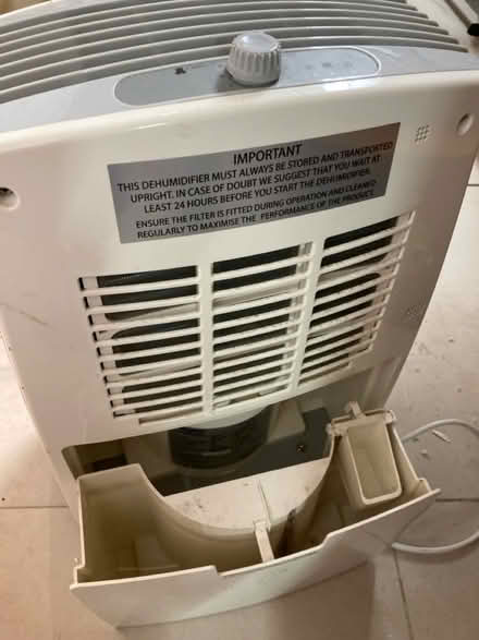 Photo of free Dimplex dehumidifier - not working (Tooting, SW16) #4