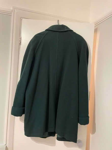 Photo of free Dark green pure wool coat, size 24 - Suspected Moths (Mortlake SW14) #4