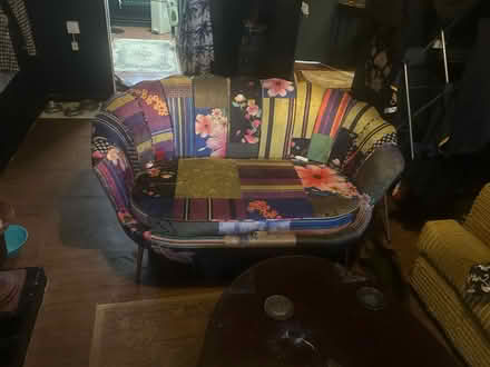 Photo of free Colourful flower chaise long (Ashbourne) #1