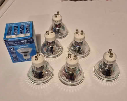 Photo of free Seven LED downlighter bulbs (Abbotswood GU1) #1