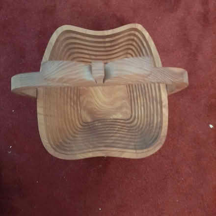 Photo of free Fold flat wooden fruit basket (Whitnash CV31) #2