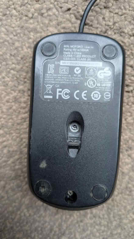 Photo of free Wired Computer Mouse (Littleover DE23) #2