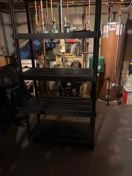 Photo of free plastic storage shelving (Very close to YMCA - Woburn) #1