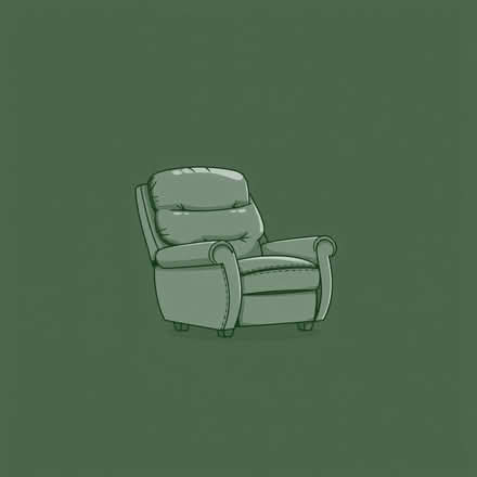 Photo of Brown leather look recliner (Bohemia TN37) #1
