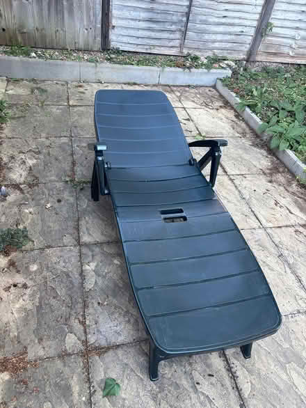 Photo of free Green Sun Lounger (Beeston) #2