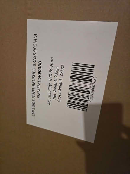 Photo of free Brushed brass shower screen (Southport PR8) #4