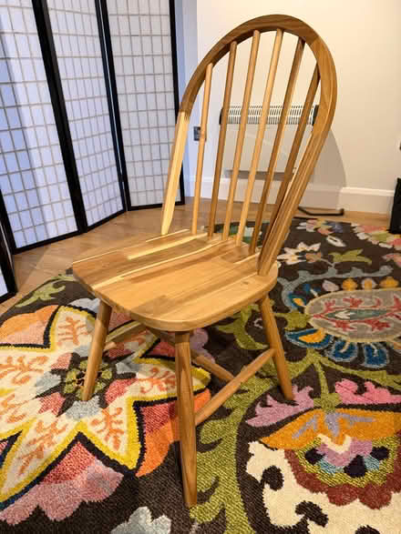 Photo of free 5 wooden kitchen chairs (Dublin 6) #1
