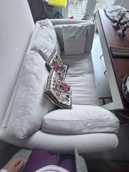 Photo of free Comfy 2-seater sofa- reupholstered (Kensal rise NW10) #3