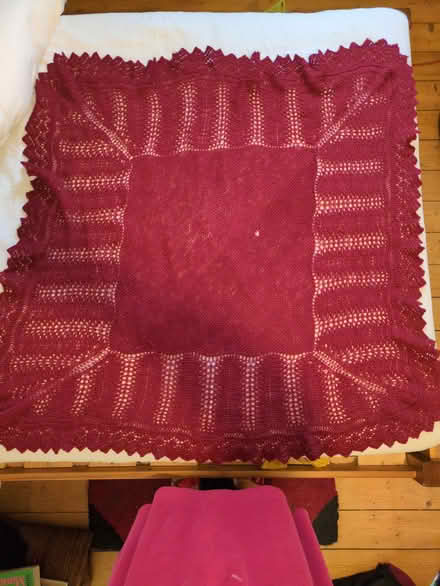 Photo of free Pure wool Shetland style shawl (Halton LA2) #1