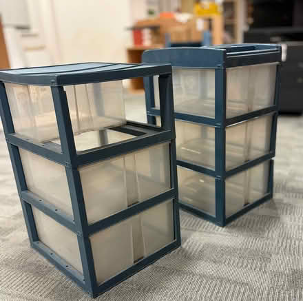 Photo of free Three drawer plastic units (Salford Quays M5) #3