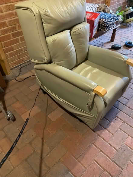Photo of free Electric rise and tilt padded chair (loughborough LE114TE) #1