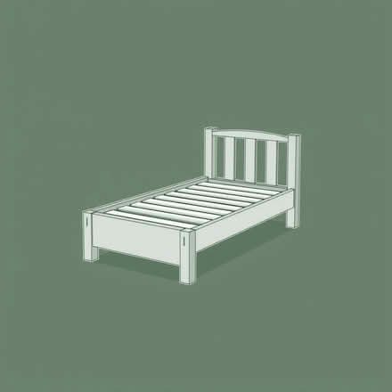 Photo of free Pine single bed frame with head & foot boards (Cannock Wood WS15) #1