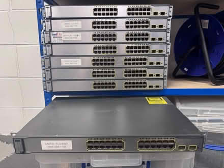 Photo of free 8x Cisco catalyst 3750 Poe switches (Barbican EC1A) #1