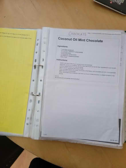 Photo of free File of vegan, gluten free recipes (Letchworth SG6) #1