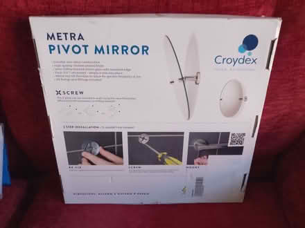 Photo of free Bathroom mirror, new with fittings (The Nurserylands TW12) #2