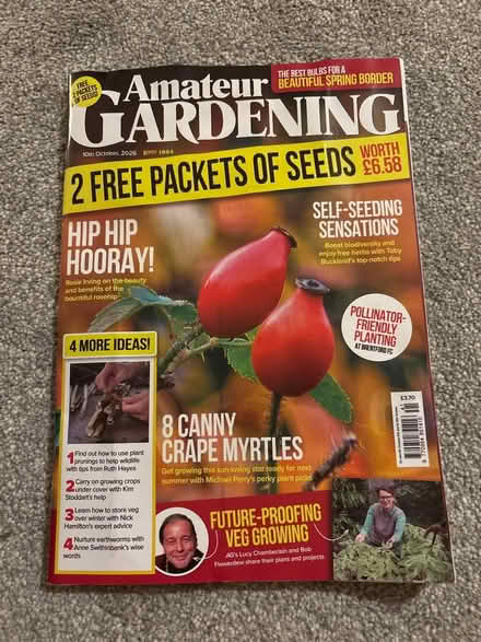Photo of free Amateur gardening magazine Oct 26 (North shields NE30) #1