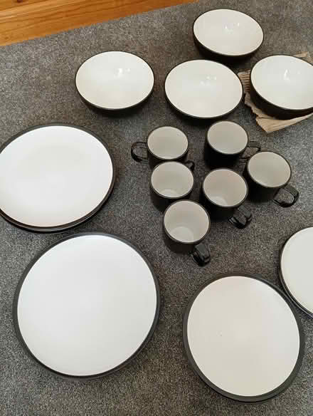Photo of free Tesco Crockery B/W tableware (Havant PO9) #1