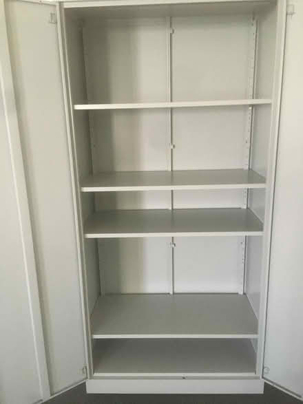 Photo of free 2 x desks, steelcabinet & 6 chairs (Chelsea Harbour) #3