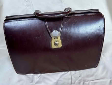 Photo of free Vintage Leather Briefcase (Langley Park DH7) #1