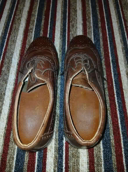 Photo of free Size 10 Clarks Brown Leather Brogues (Bilton HG1) #3