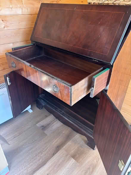 Photo of free Mahogany writing bureau (Wixams MK42) #3