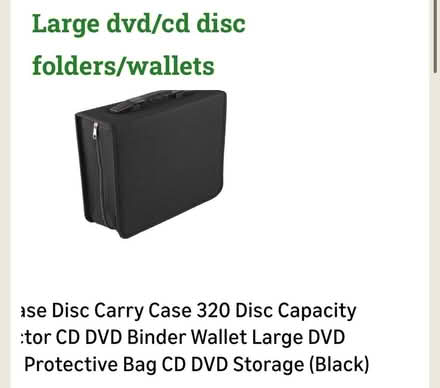 Photo of dvd/cd wallets as shown (Orchard Park HU6) #1