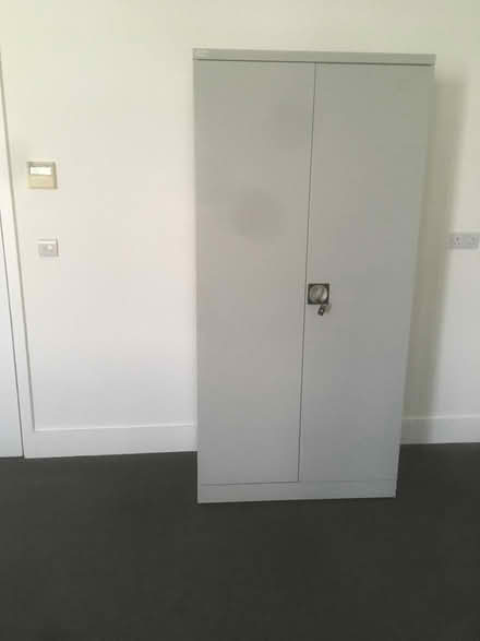 Photo of free 2 x desks, steelcabinet & 6 chairs (Chelsea Harbour) #2
