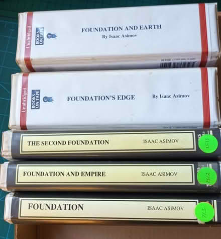 Photo of free Isaac Asimov Audiobook Cassettes (Hatch End HA5) #1