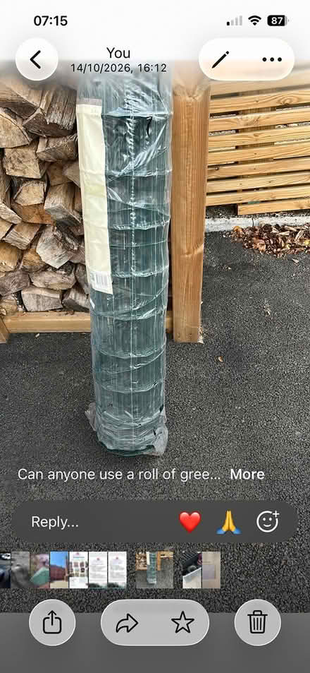 Photo of free Unopened role of garden trellis (Dore) #1