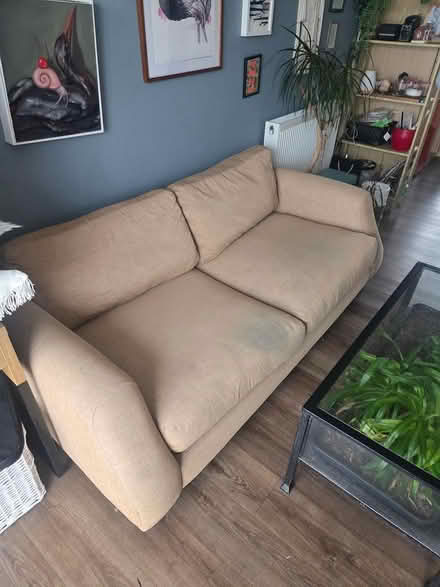 Photo of free 2 seater sofa (10 shacklewell road N16) #2